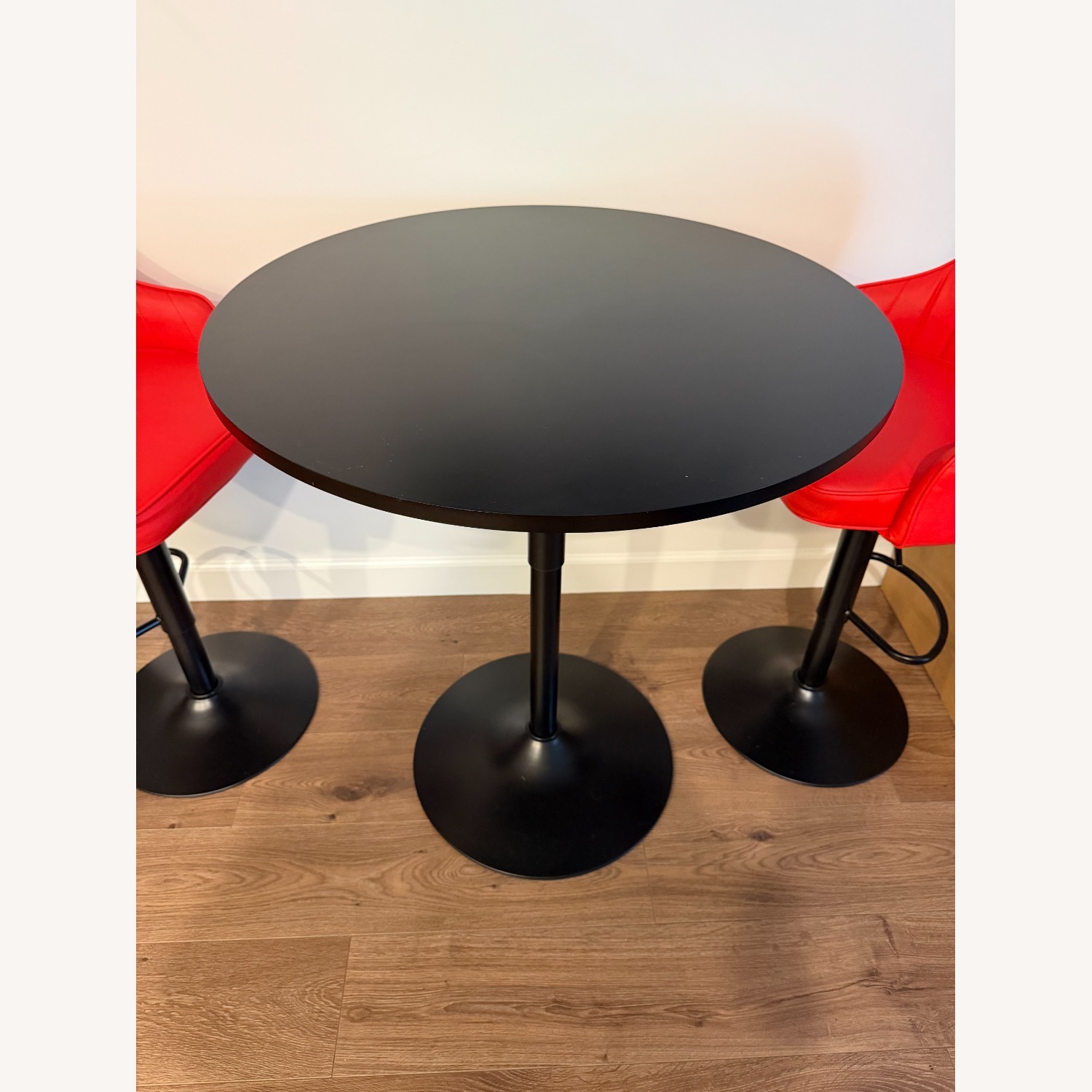 Wayfair Arabellarose Black Faux Leather Dining Sets - image-2