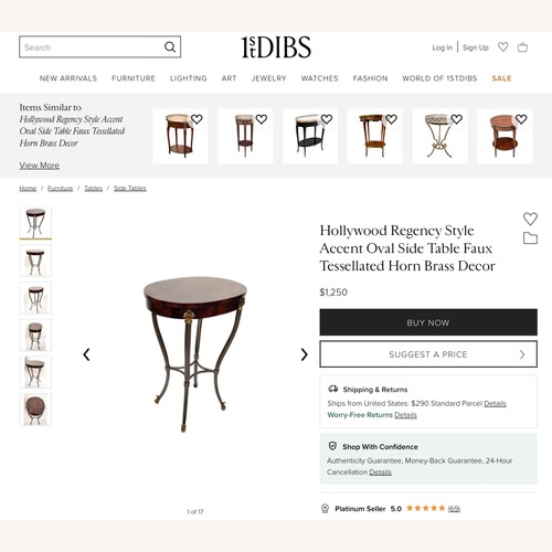 Used Ethan Allen Side Table for sale on AptDeco