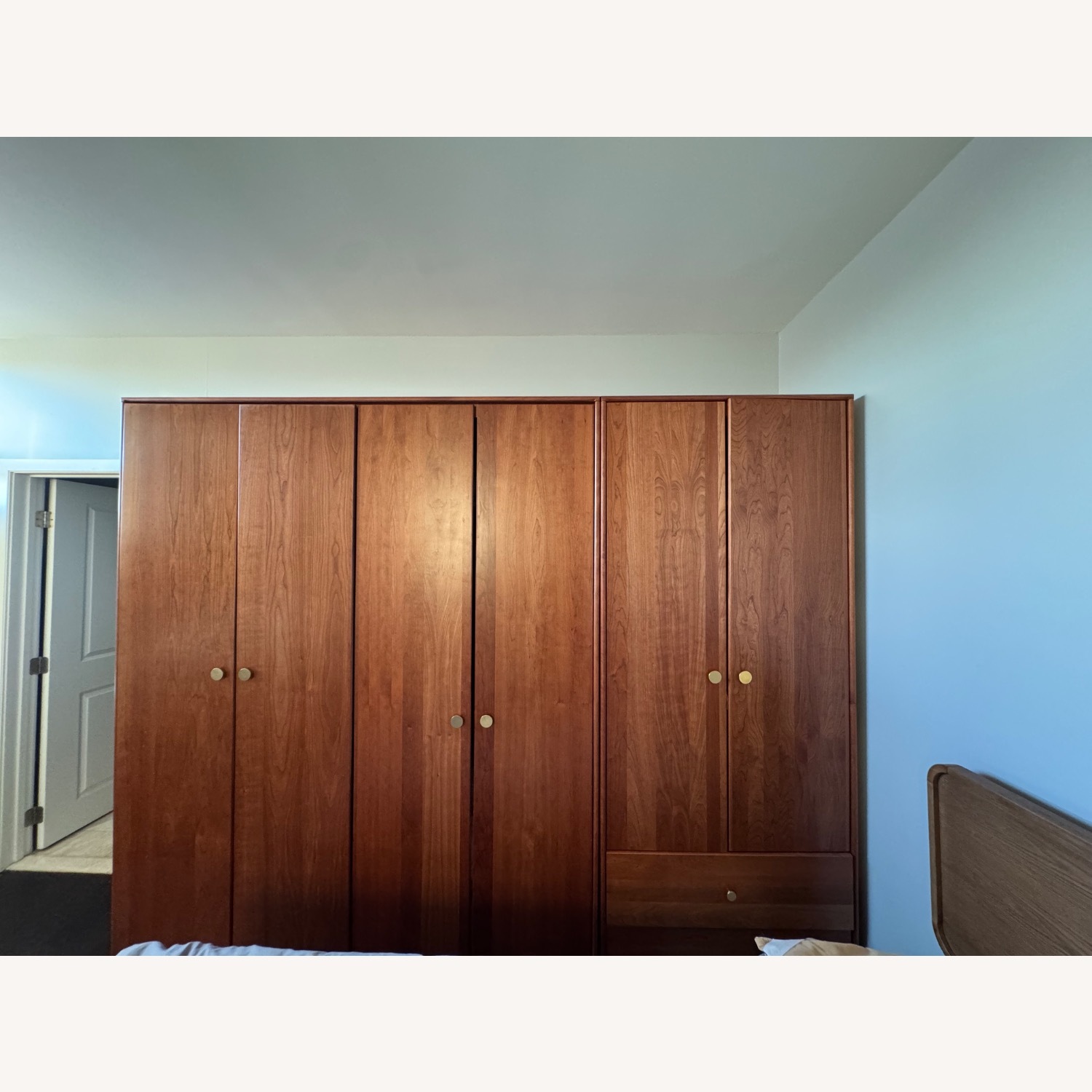Premium Solid Cherry Wood Wardrobes - image-1