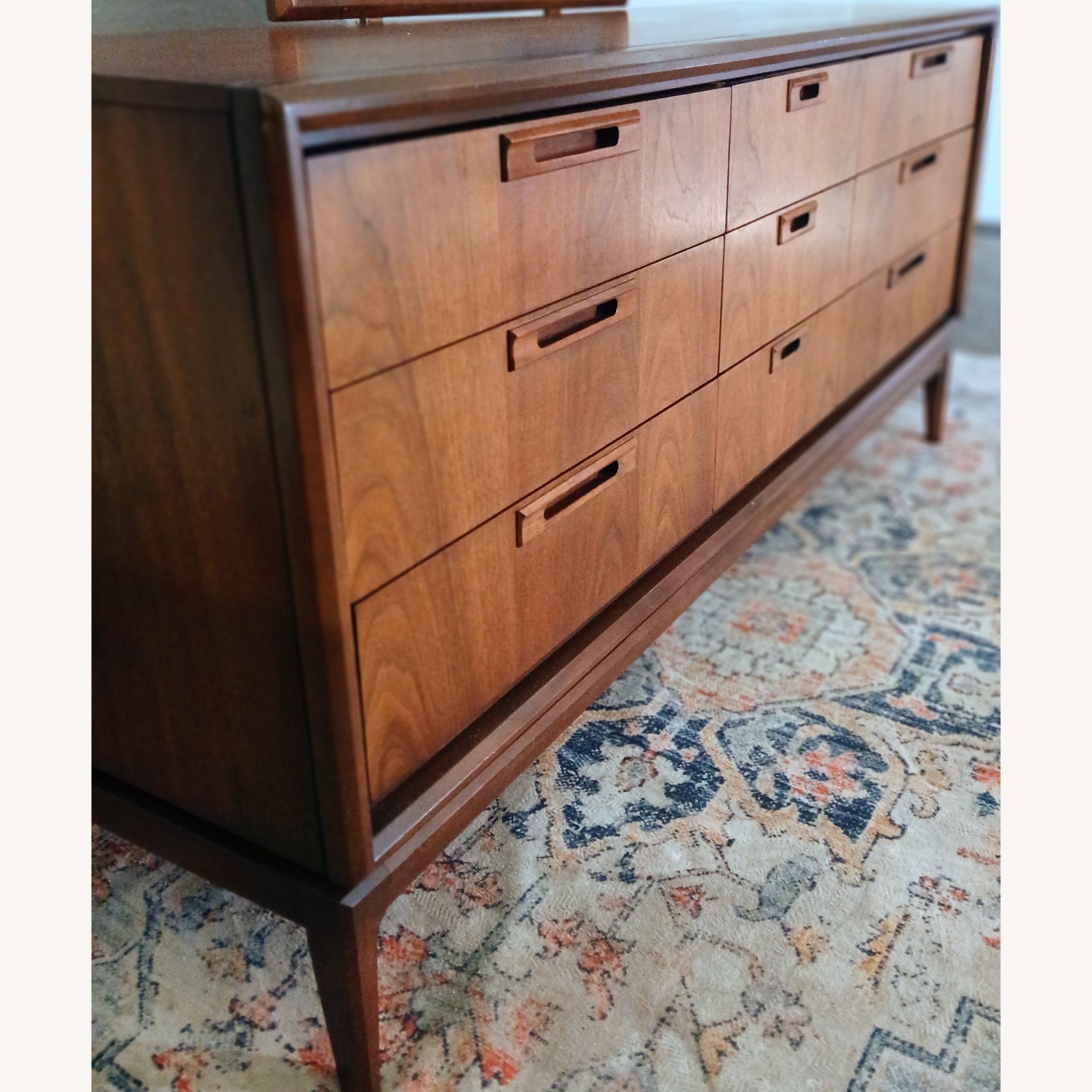 United Furniture MCM Dresser & Mirror  - image-1