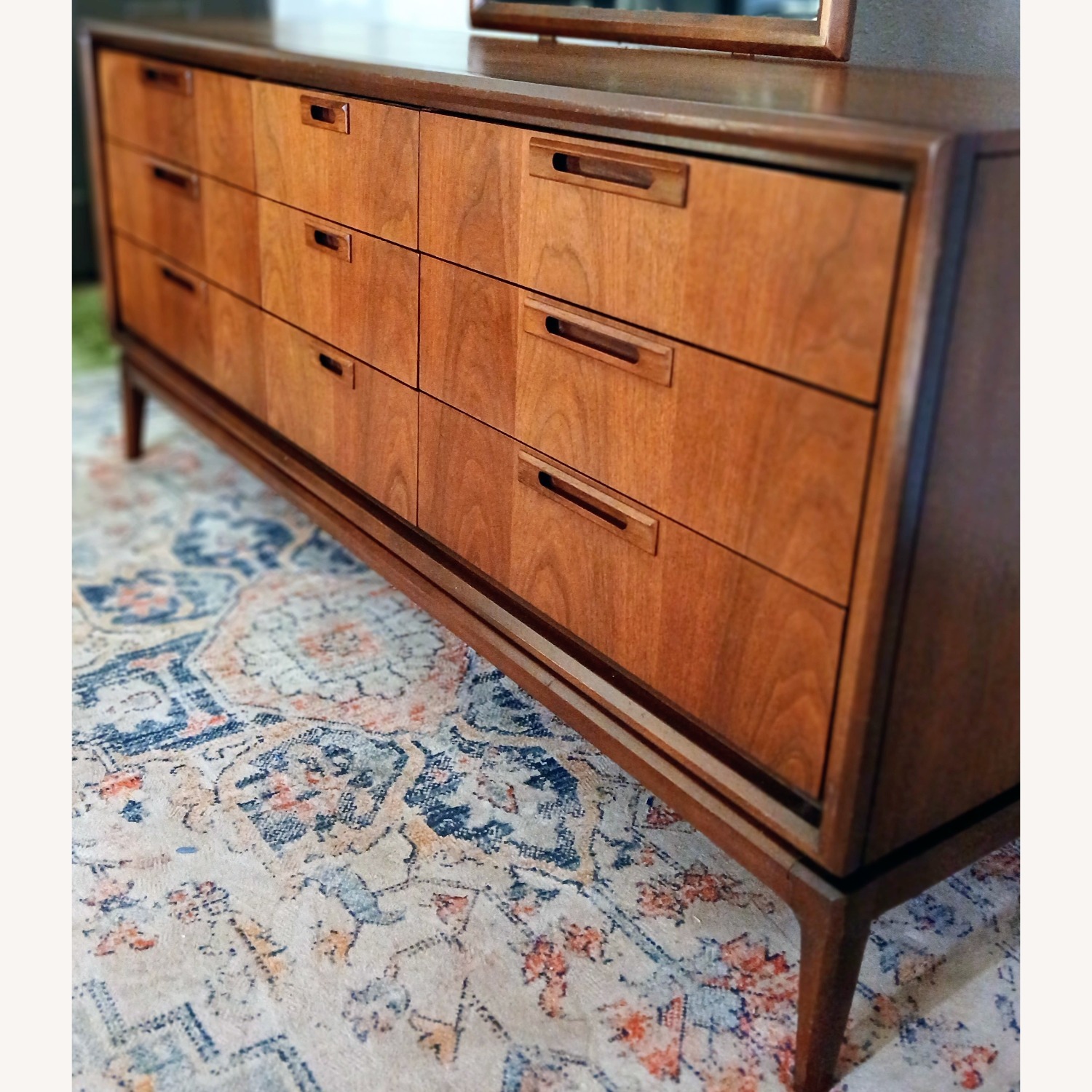 United Furniture MCM Dresser & Mirror  - image-2