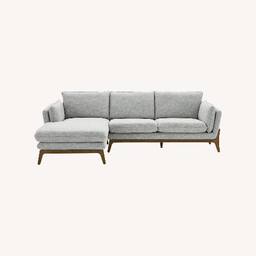 Used Castlery Light Gray Fabric 3+ Piece Sectional for sale on AptDeco