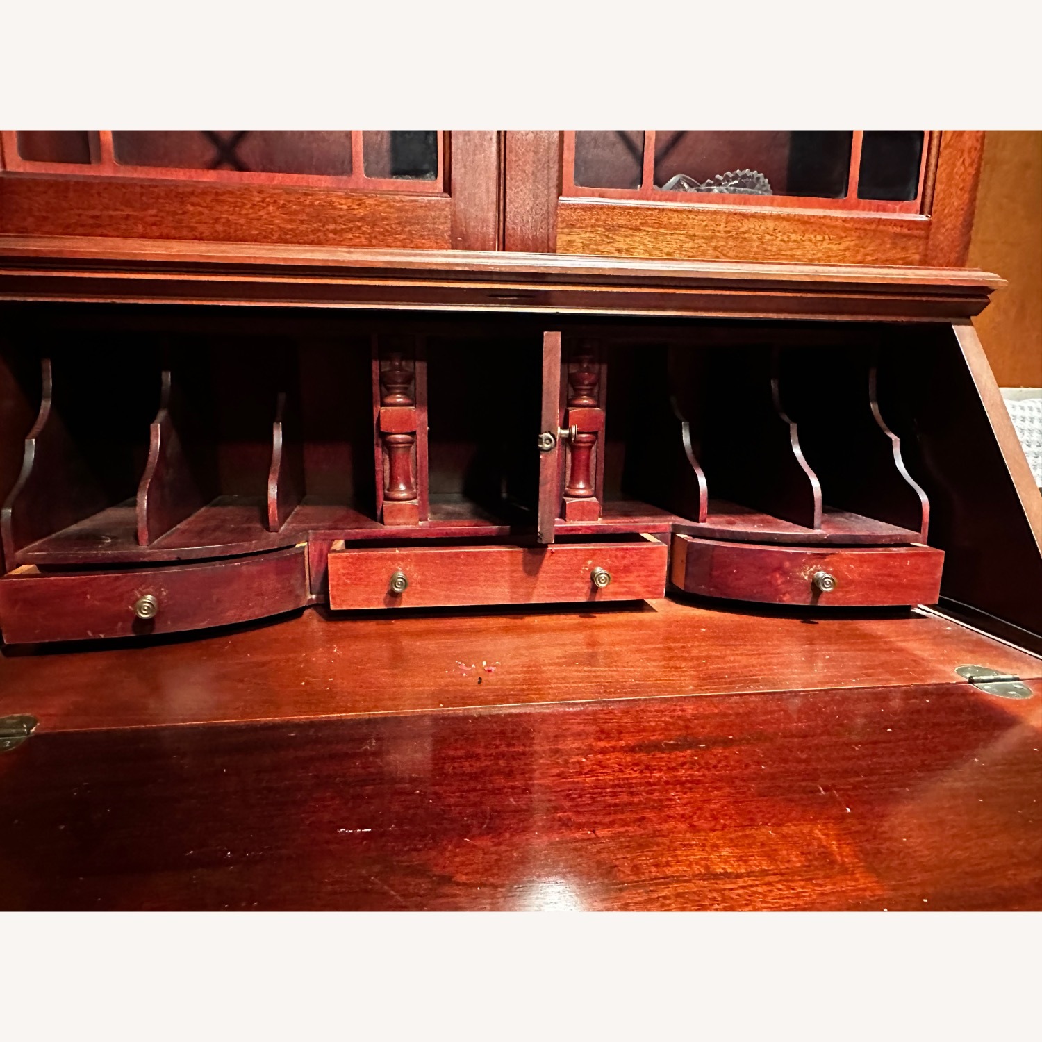 Secretary Desk/Hutch Ball-claw Feet - image-2