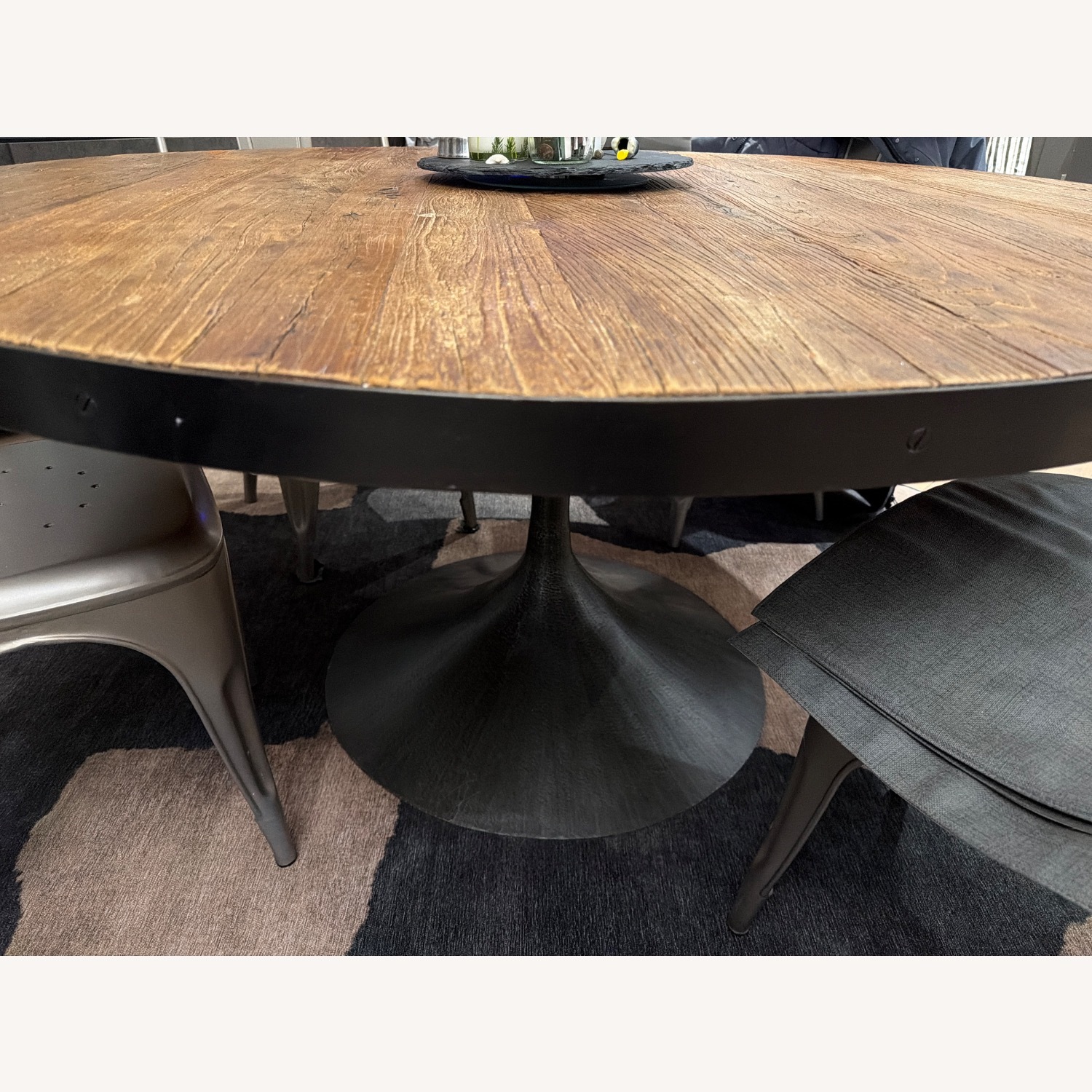 Restoration Hardware Natural Wood Dining Table - image-8