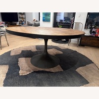 Restoration Hardware Natural Wood Dining Table