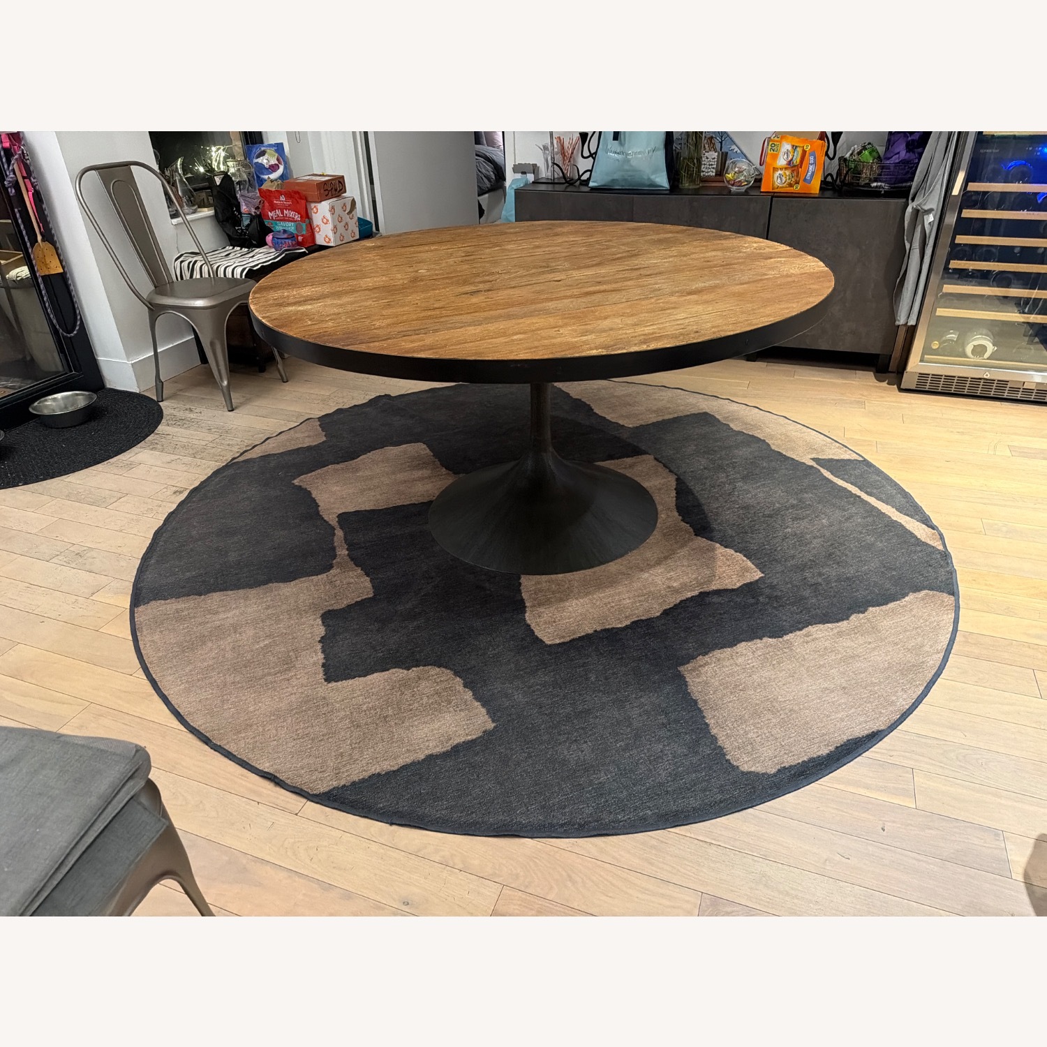 Restoration Hardware Natural Wood Dining Table - image-6