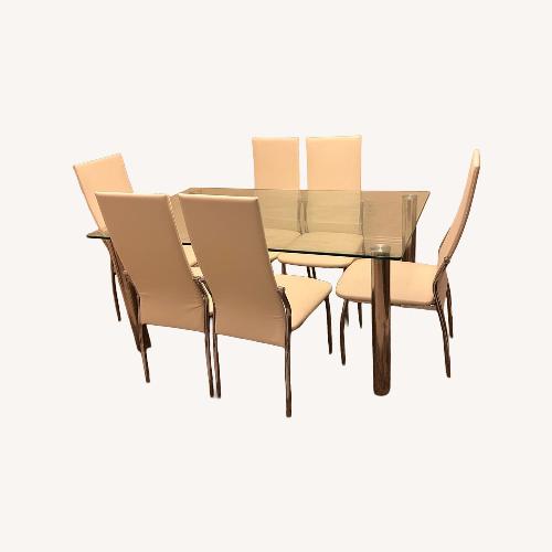 Used White Dining Table for sale on AptDeco