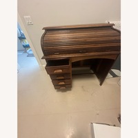 Vintage/Antique Light Brown Wood Desk