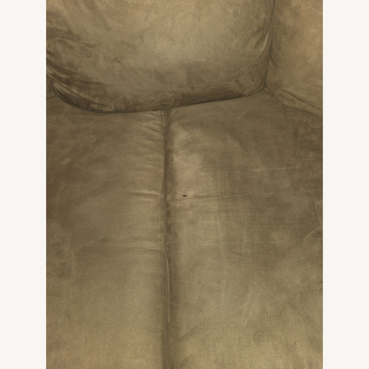 Ashley Dark Brown Fabric 3+ Seater Sofa - image-1
