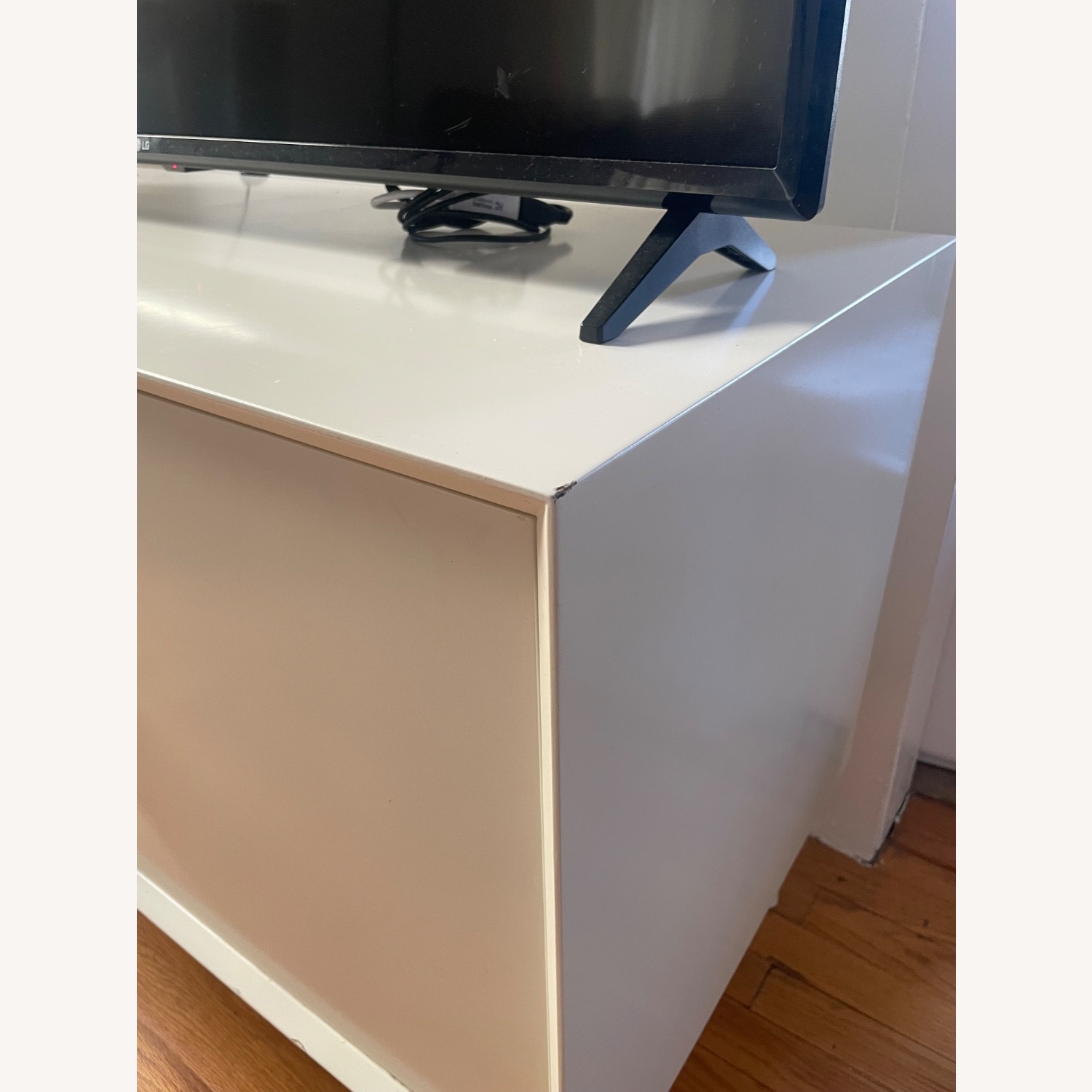 West Elm White Media Storage - image-3