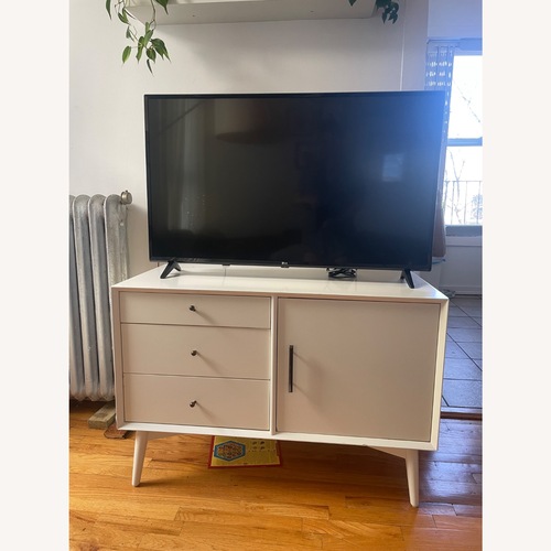 Used West Elm White Media Storage for sale on AptDeco