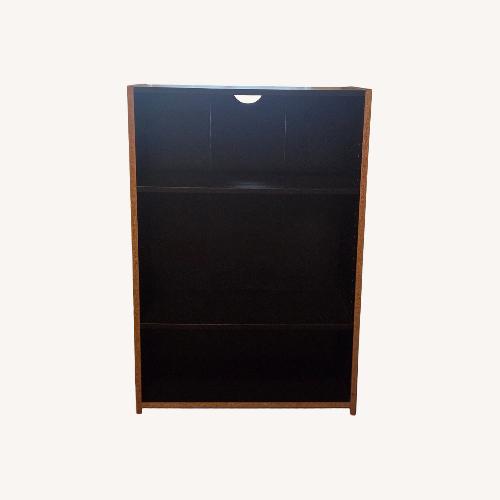 Used Black Wood Bookcase for sale on AptDeco