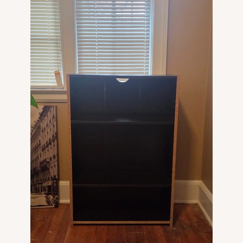 Used Black Wood Bookcase for sale on AptDeco
