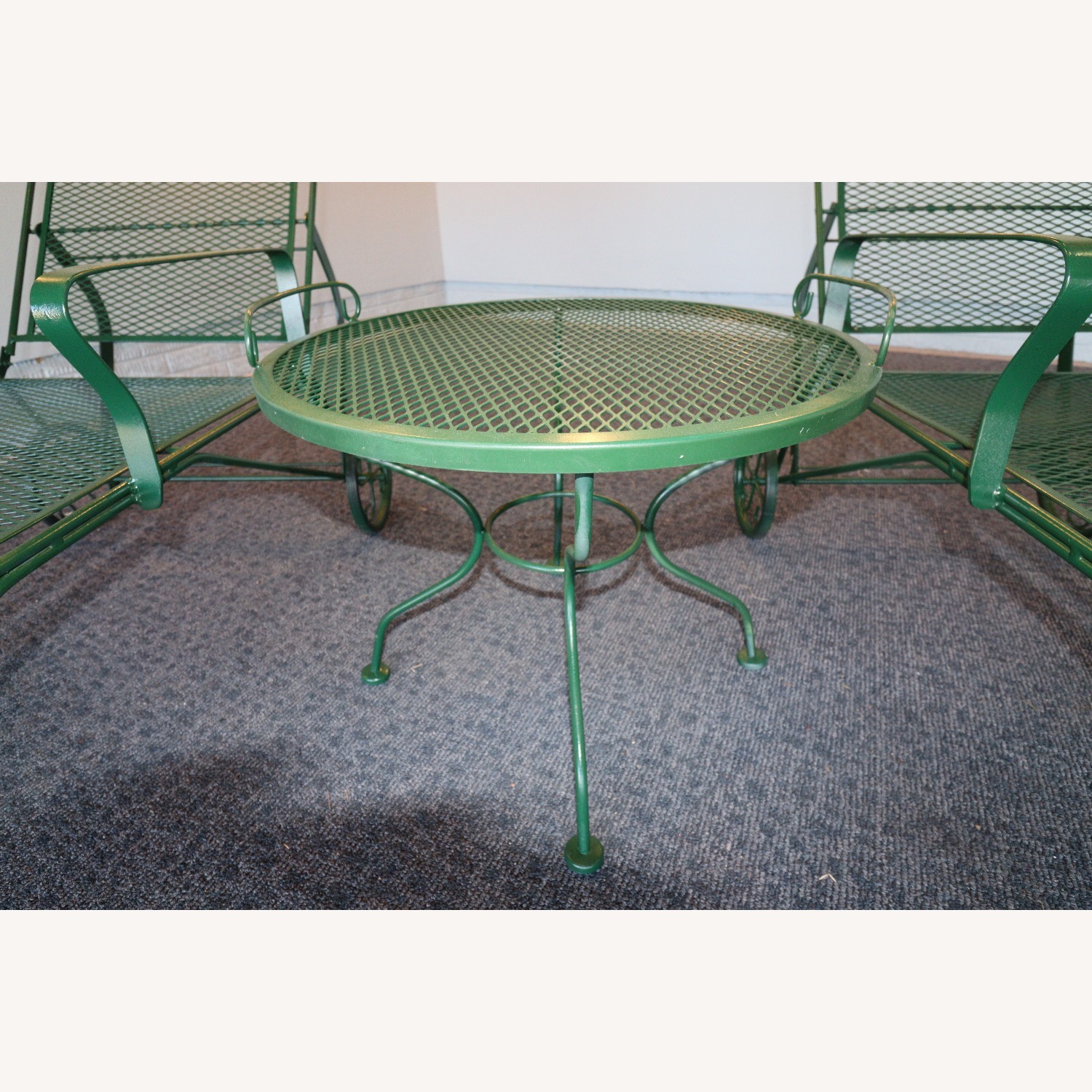 Russell Woodard Wrought Iron Chaise Loungers - image-11