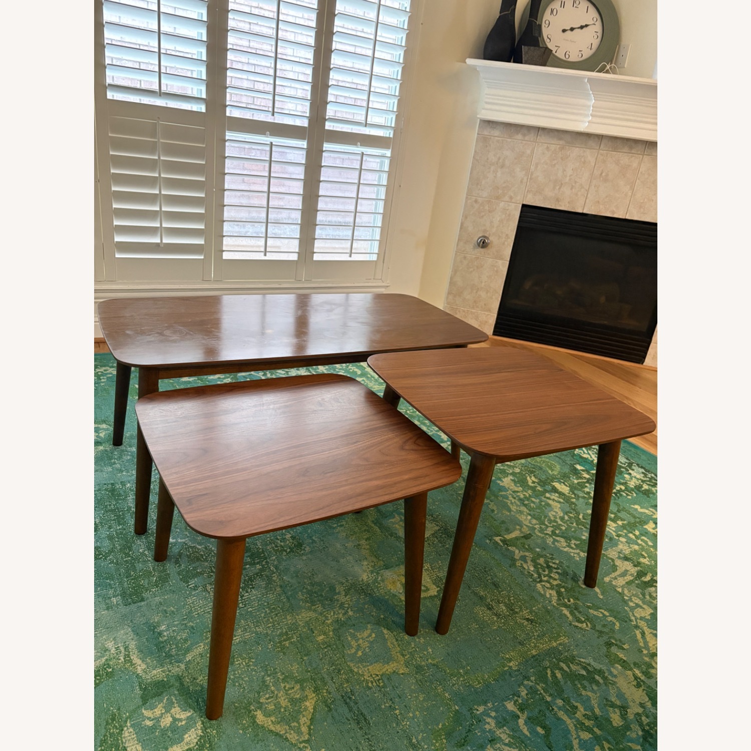 Coaster Fine Furniture Dark Brown Coffee Table - image-1