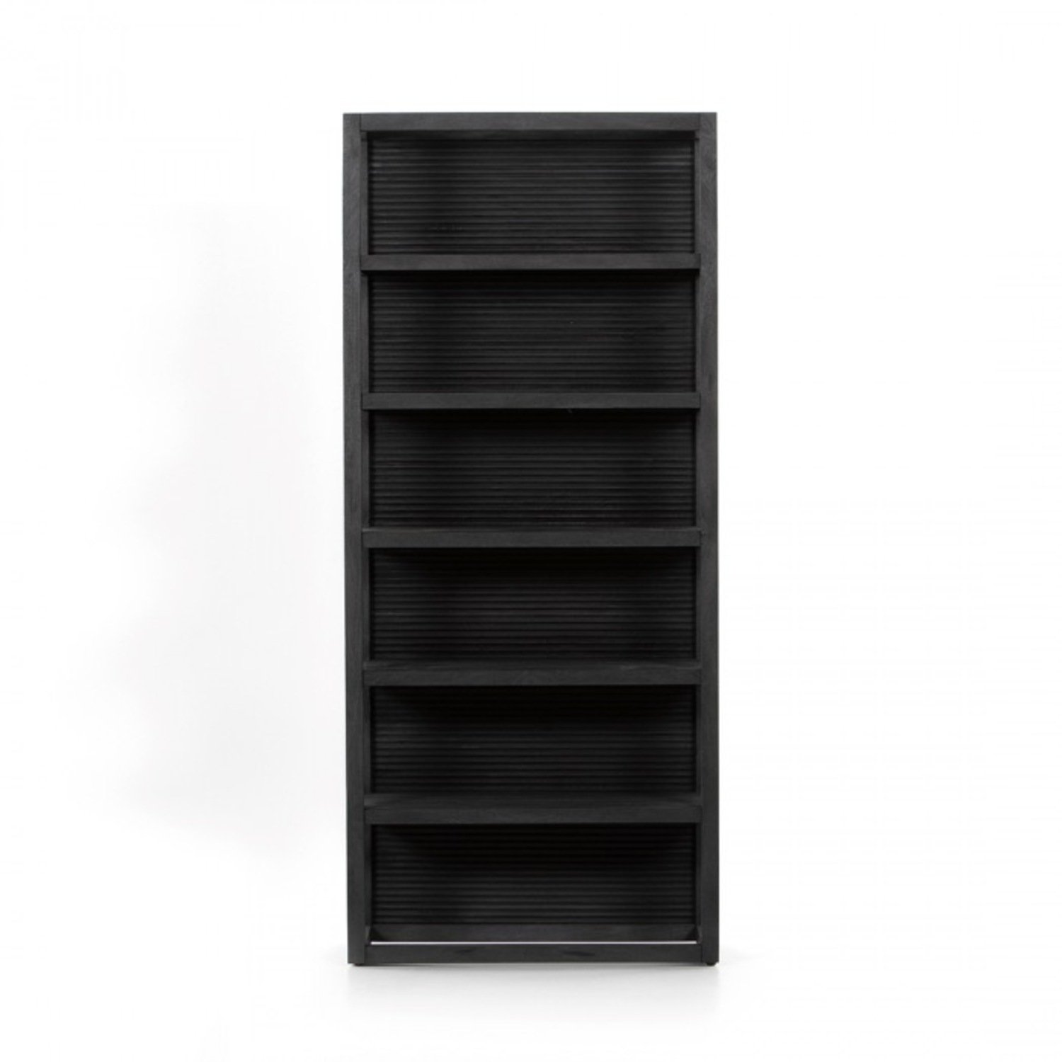 Four Hands Lorne Black Wood Bookcase - image-2