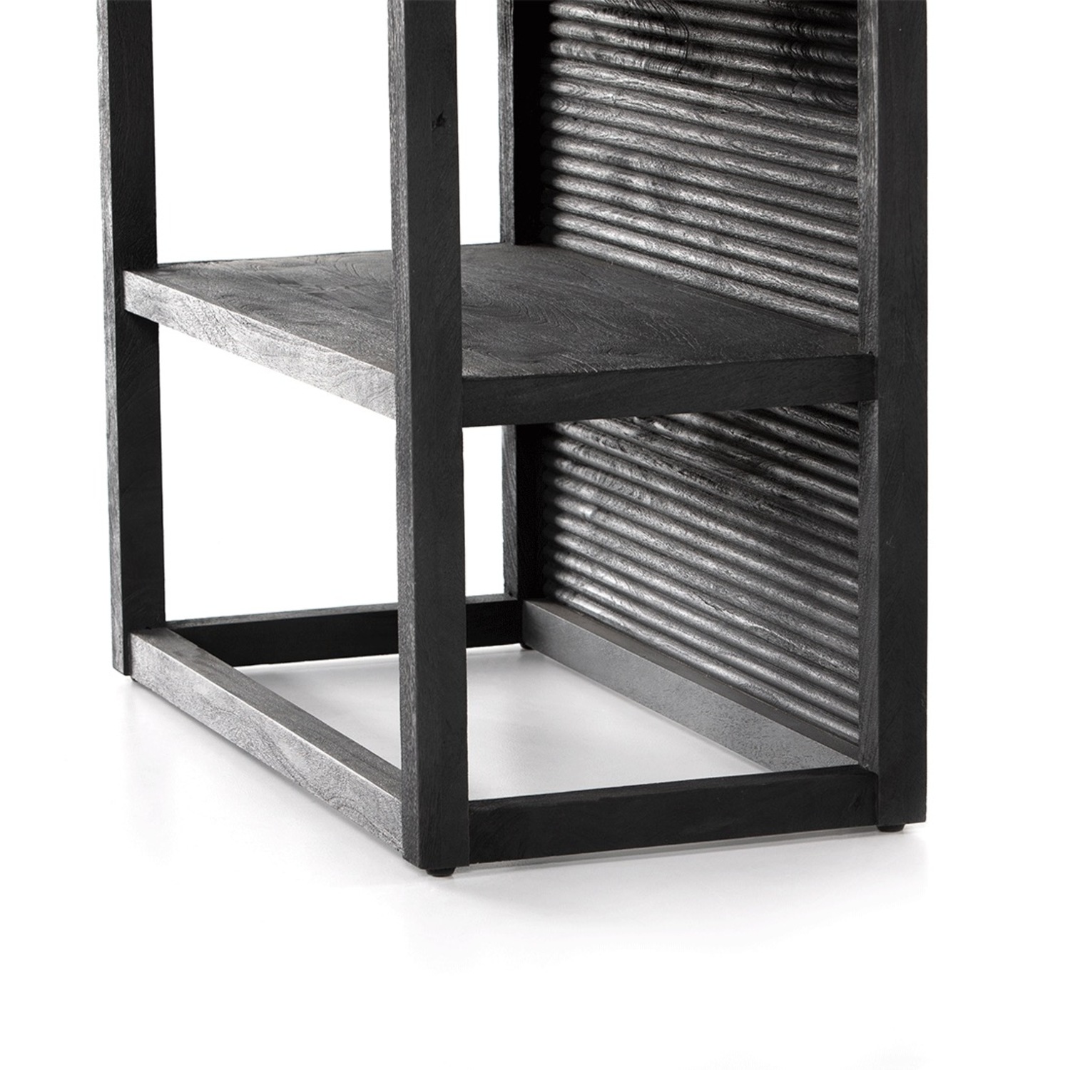 Four Hands Lorne Black Wood Bookcase - image-3
