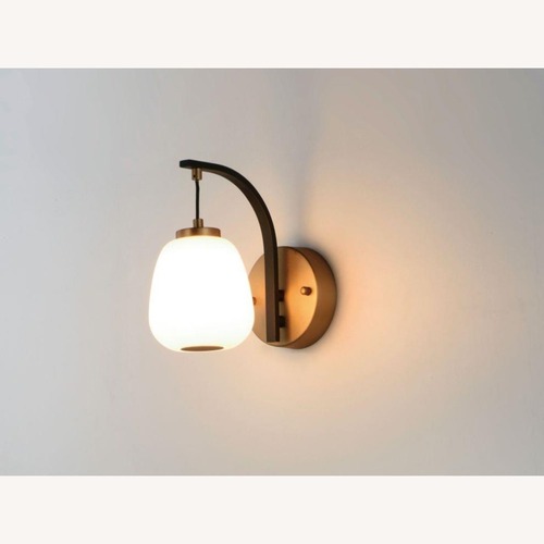 Used Gold Wall Lamp LED Wall Sconce for sale on AptDeco