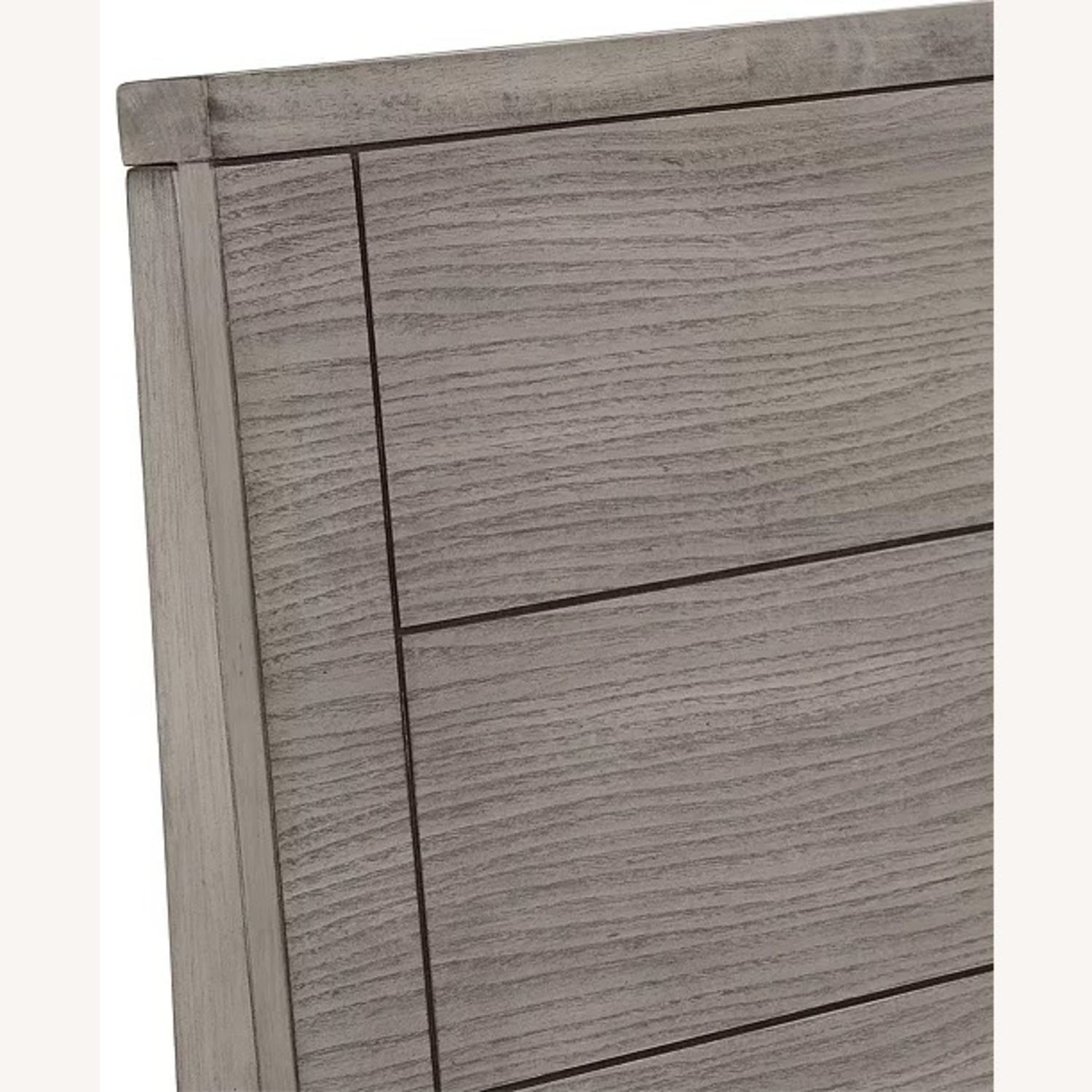 Macy's Light Gray Wood Queen Bed - image-3