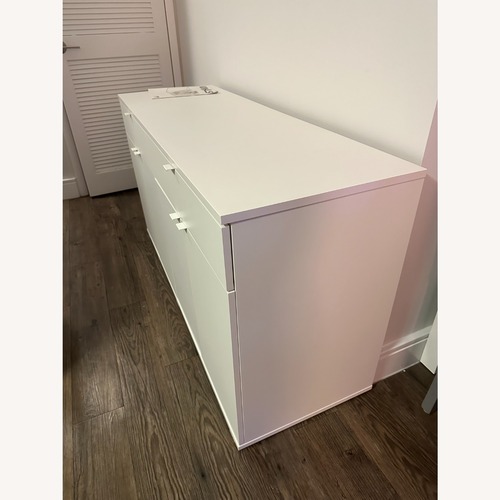 Used IKEA Vihals White Sideboard for sale on AptDeco