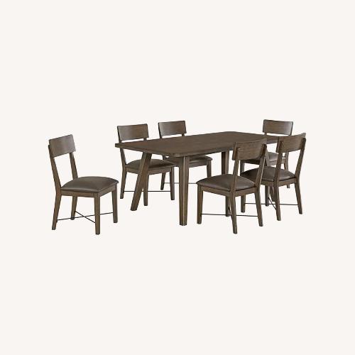 Used Metro 7 Piece Dining Set With 4 Chairs  for sale on AptDeco