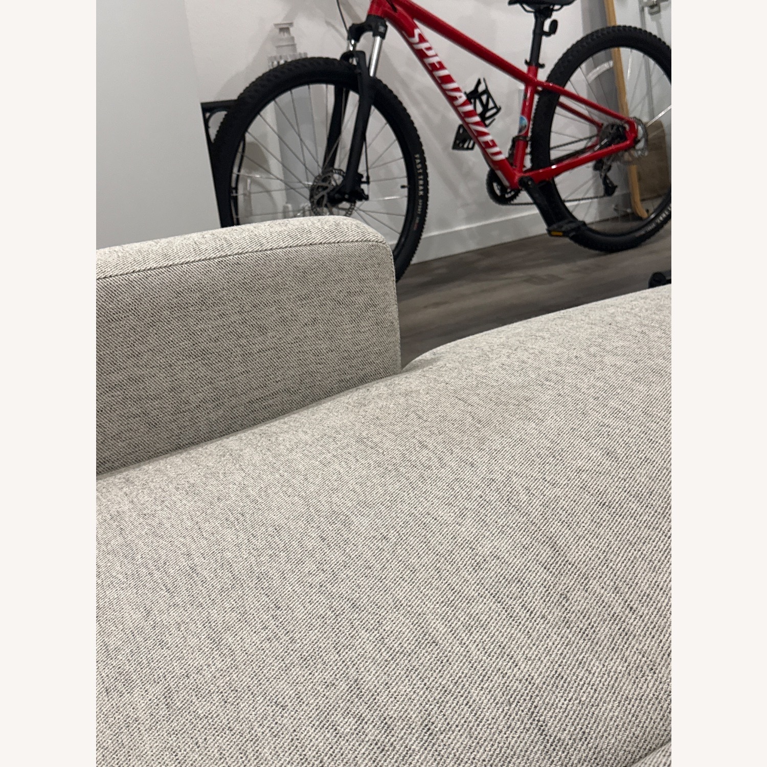 West Elm Oliver Twill Chaise Lounge - image-5