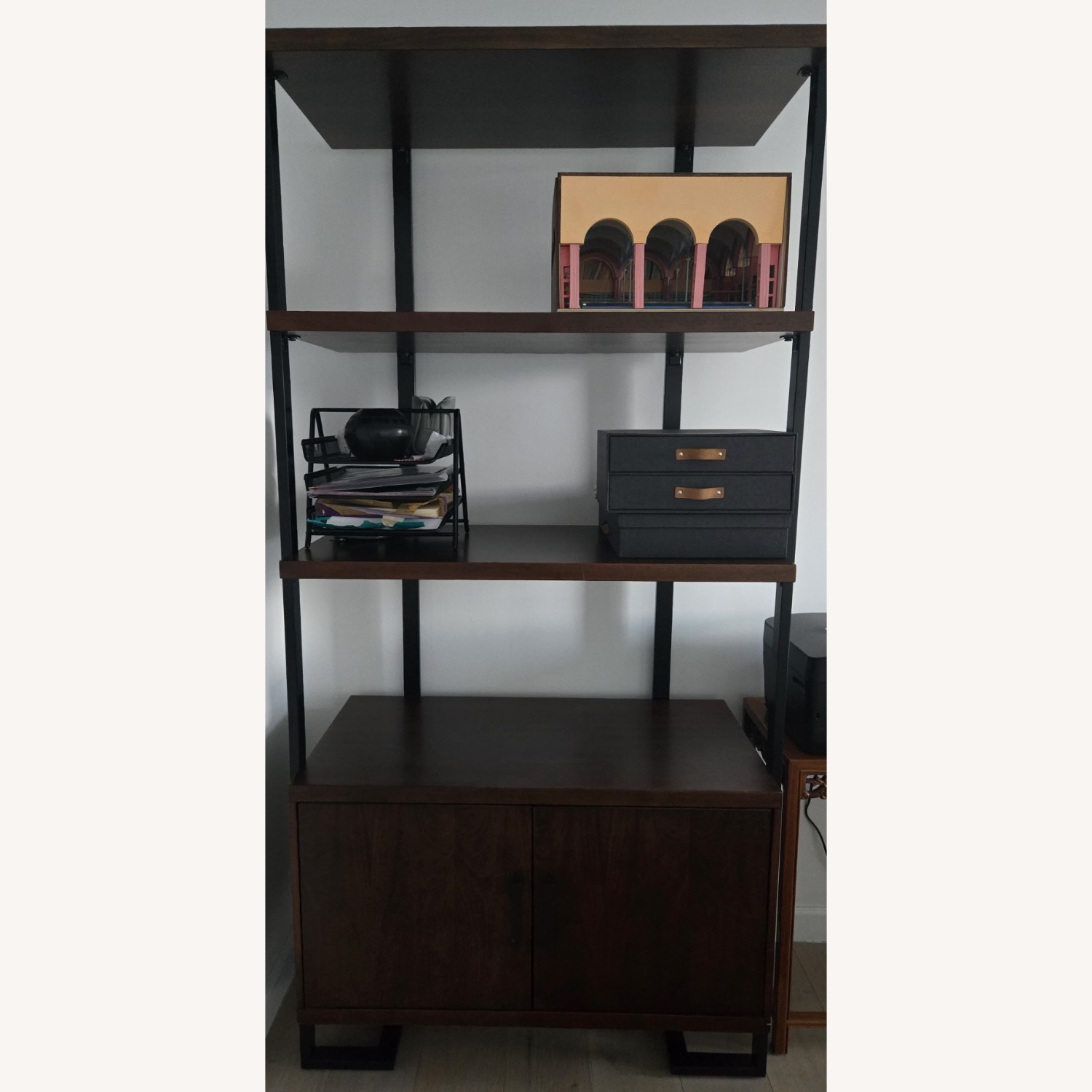 Jonathan Adler Dark Brown Wood Bookcase - image-2