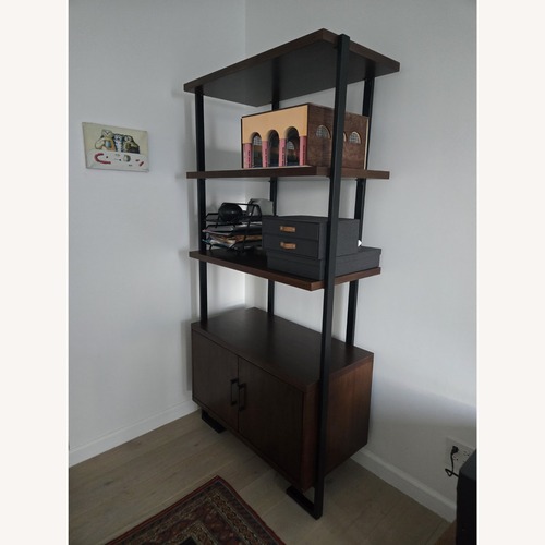 Used Jonathan Adler Dark Brown Wood Bookcase for sale on AptDeco