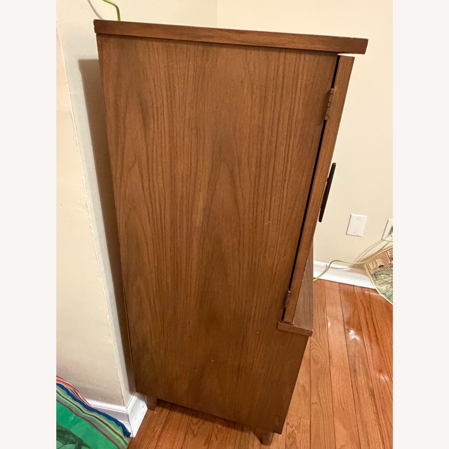 Vintage/Antique Mcm Dark Brown Wood Dresser - image-2