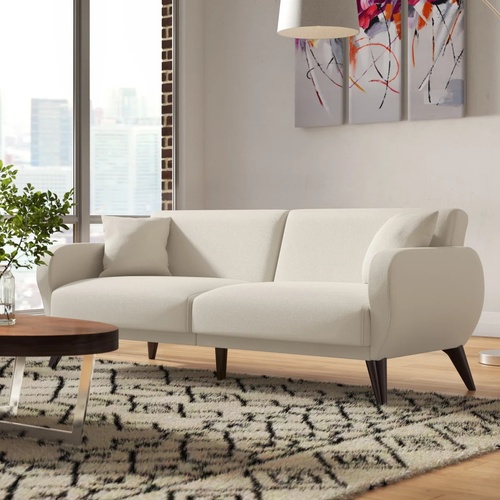Used Wayfair White Fabric 3+ Seater Sofa for sale on AptDeco