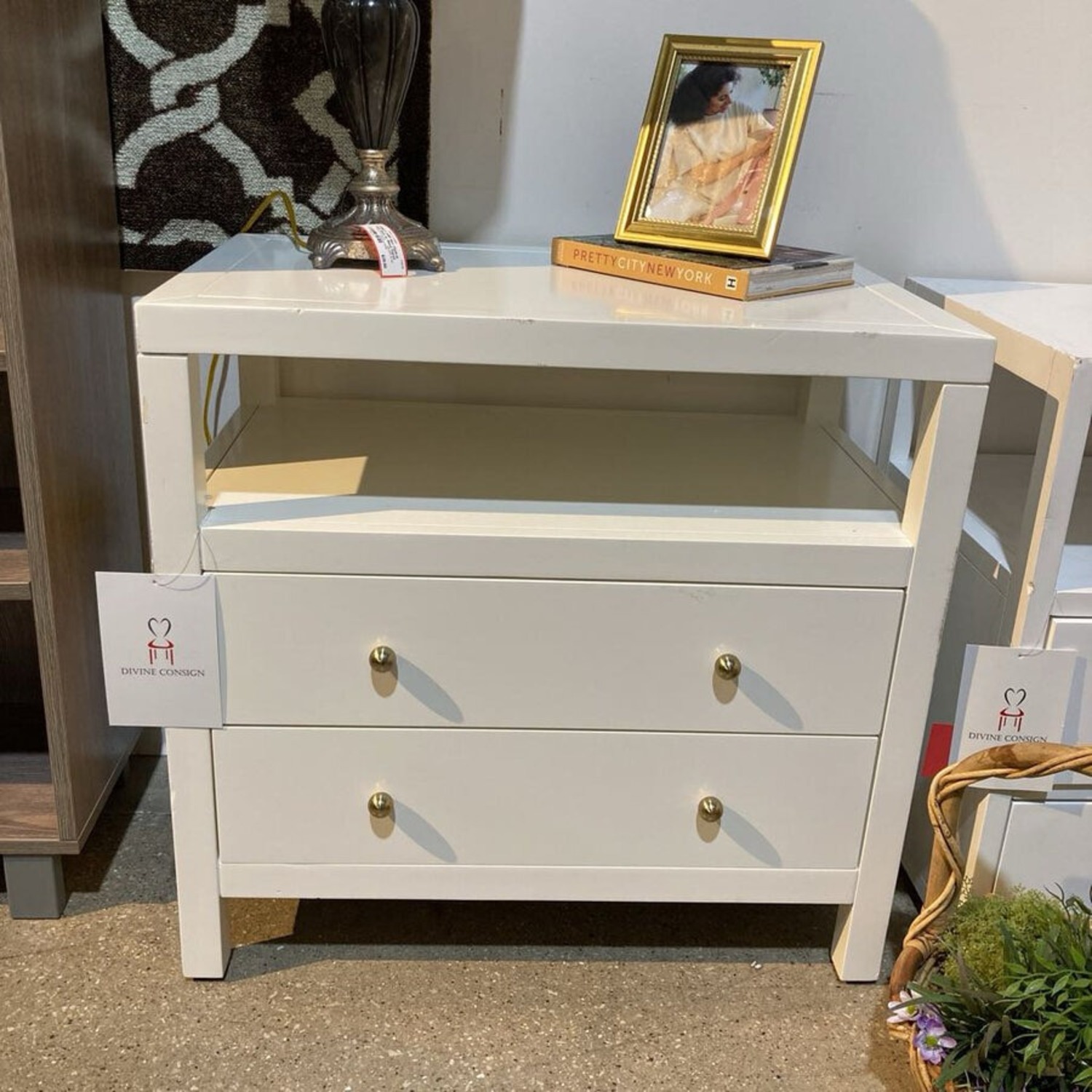 Celine 2-Drawer Nightstand - image-2