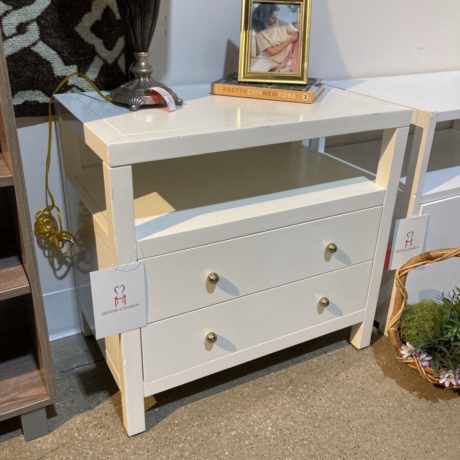 Celine 2-Drawer Nightstand - image-1