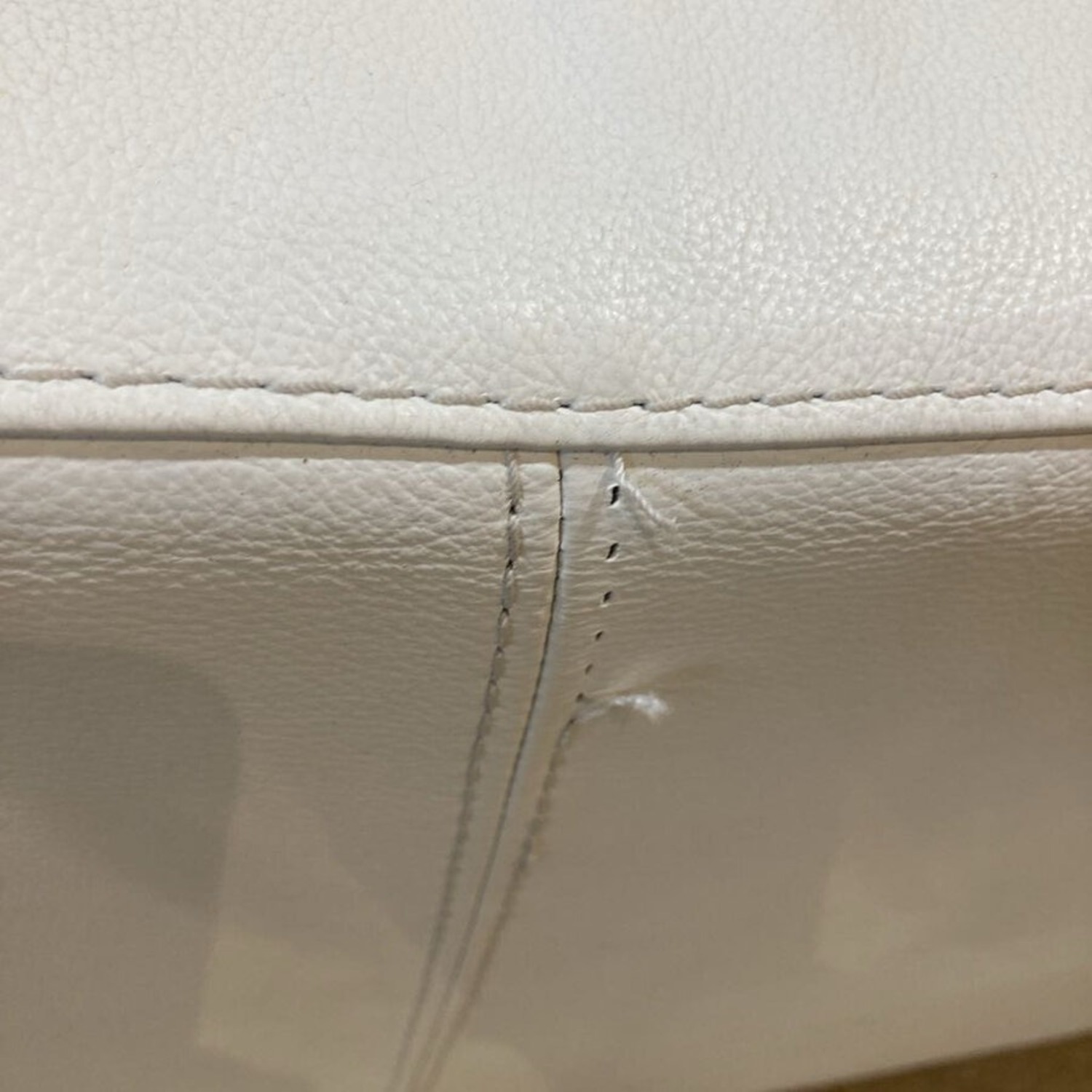 3pc Curved Italian Leather Sectional White - image-11