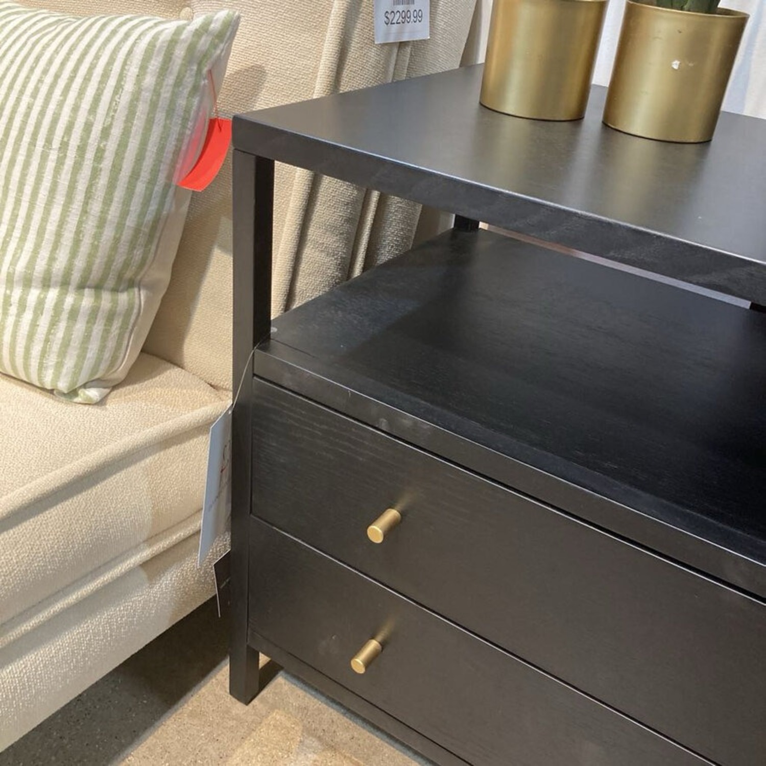 Mendel 2-Drawer Nightstand Black - image-3