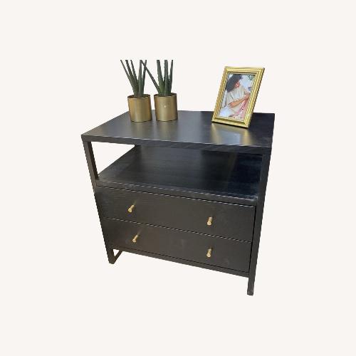 Used Mendel 2-Drawer Nightstand Black for sale on AptDeco