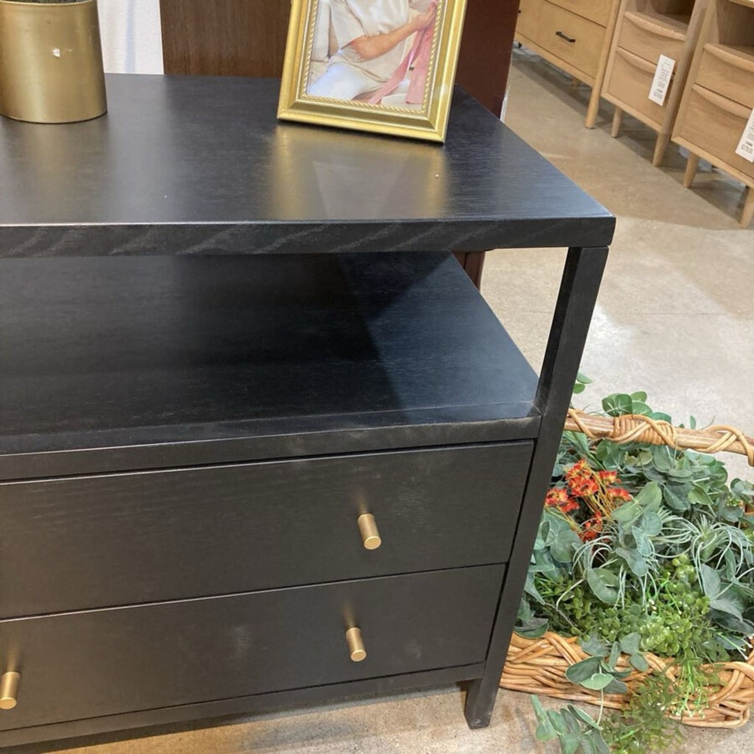 Mendel 2-Drawer Nightstand Black - image-4