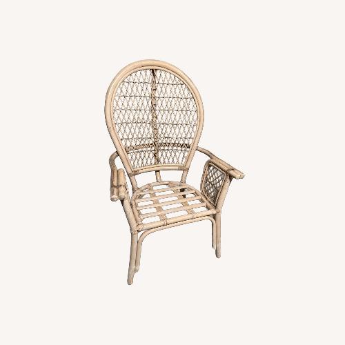 Used Vintage Balloon Back Rattan Chairs for sale on AptDeco