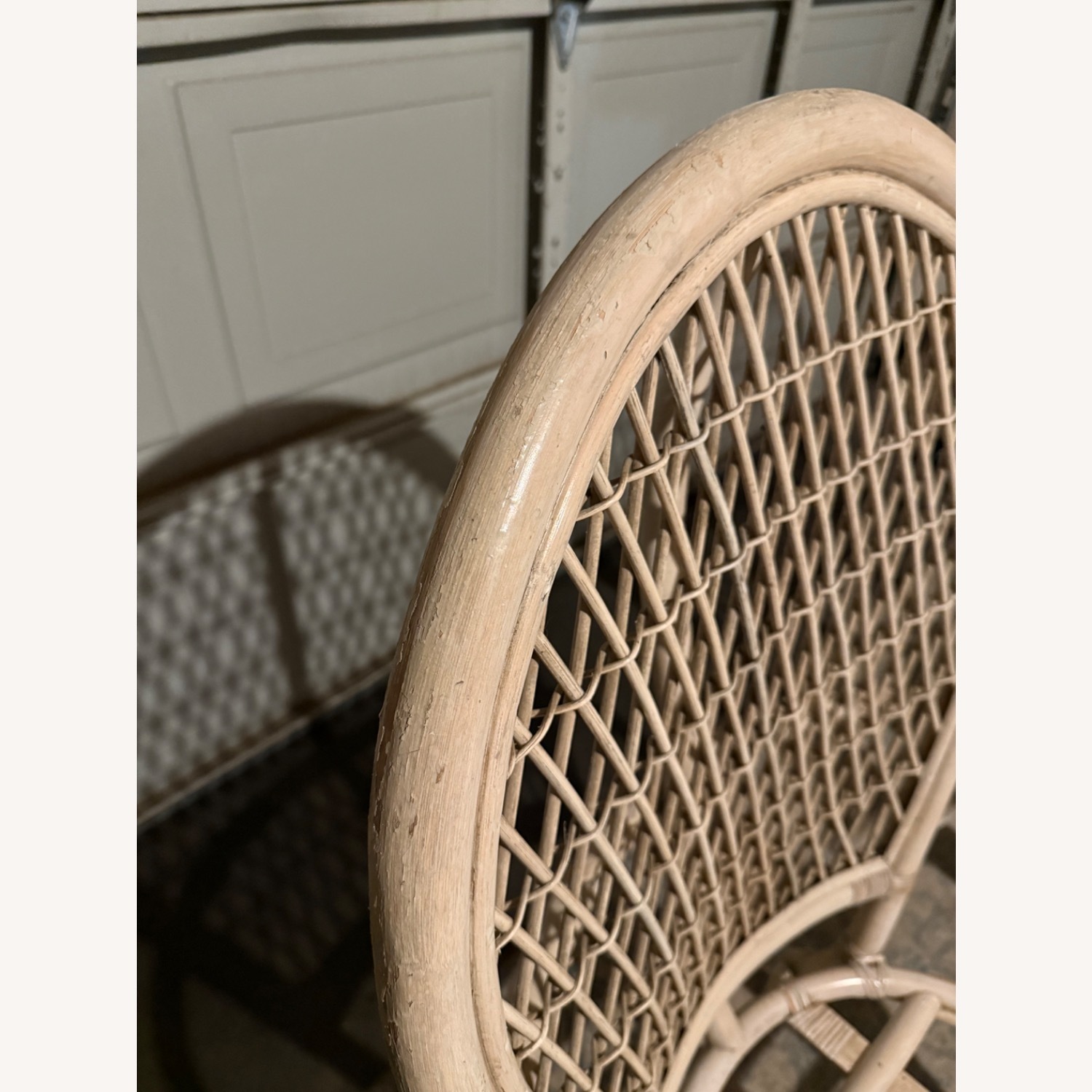 Vintage Balloon Back Rattan Chairs - image-4