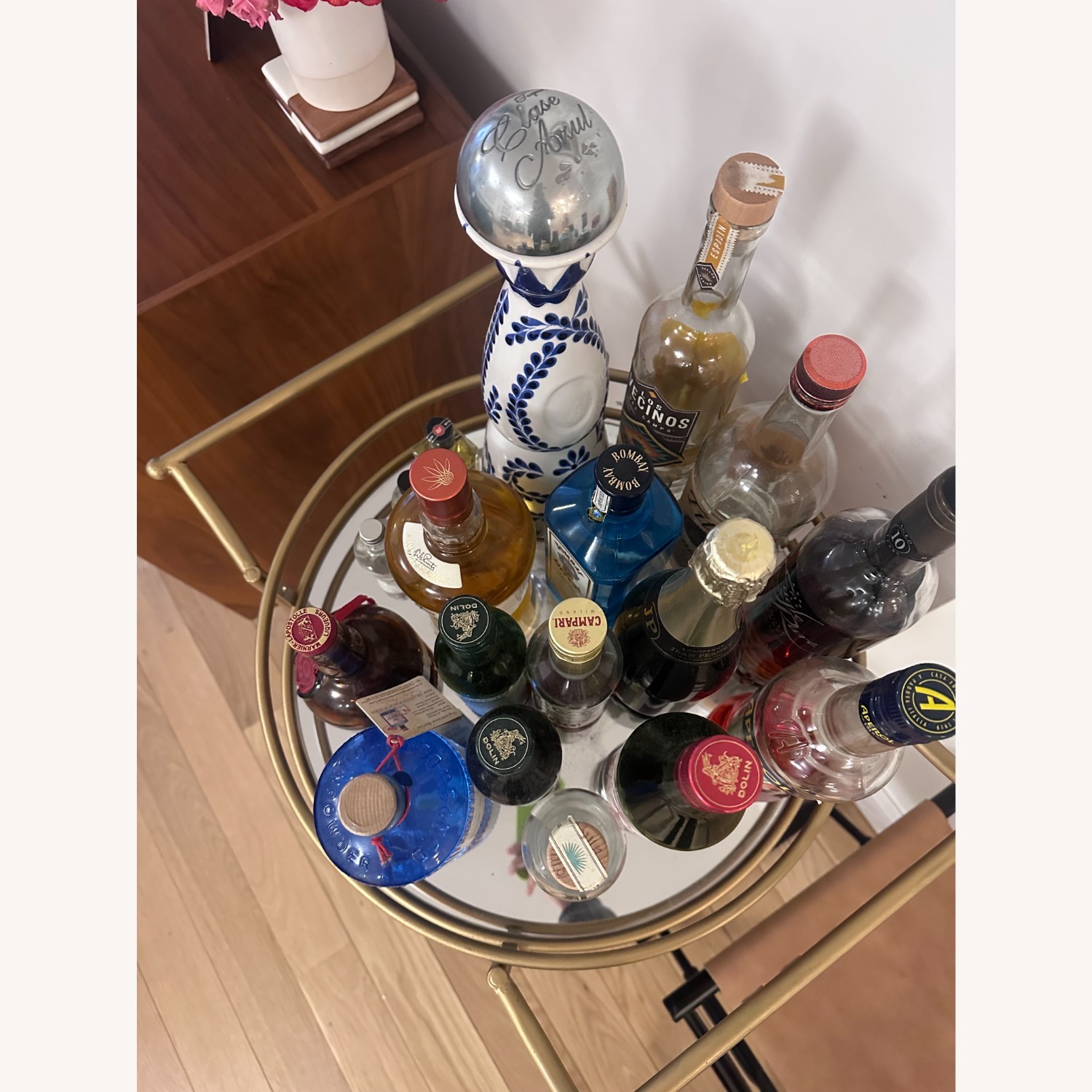 Wayfair Gold Kinley Bar Cart by Everly Quinn - image-3