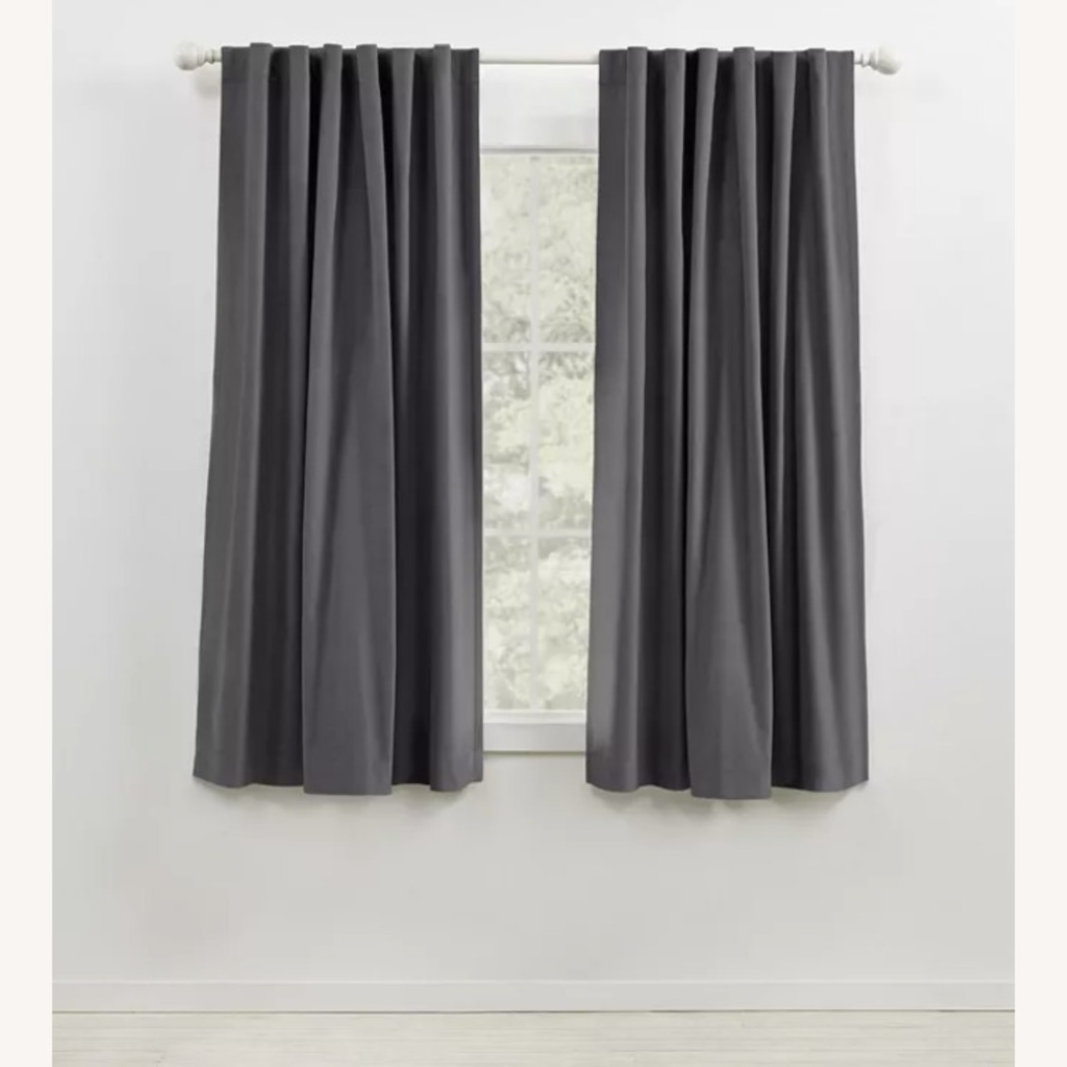 Lauren Ralph Lauren Light Gray Blackout Curtains - image-3