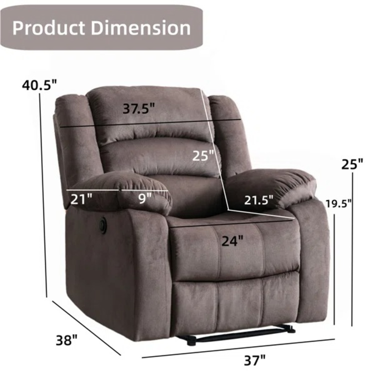 Expedition Shadow Motion Recliner - image-1