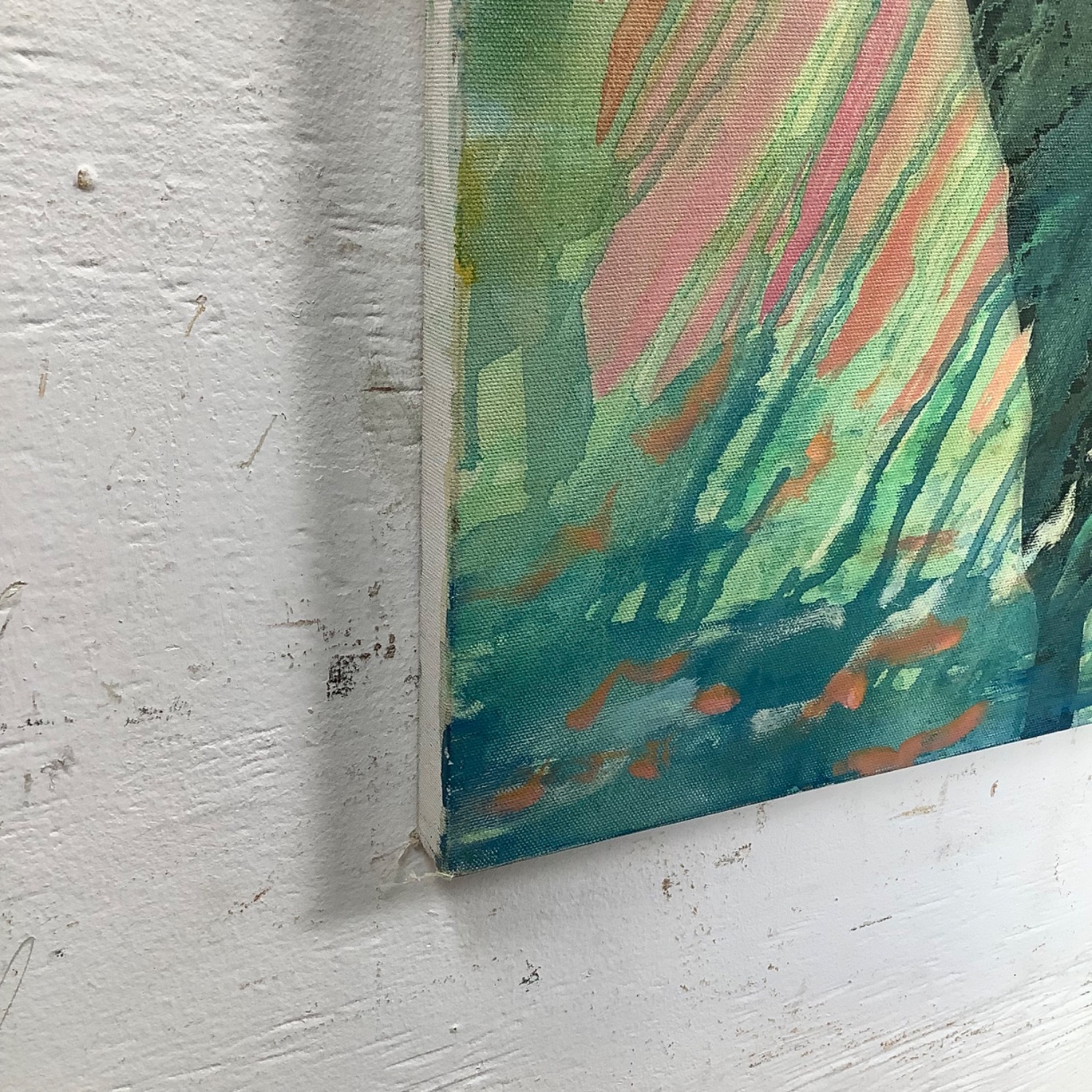 Impressive "Back on the Horse" Oil Painting, 48x48 - image-6