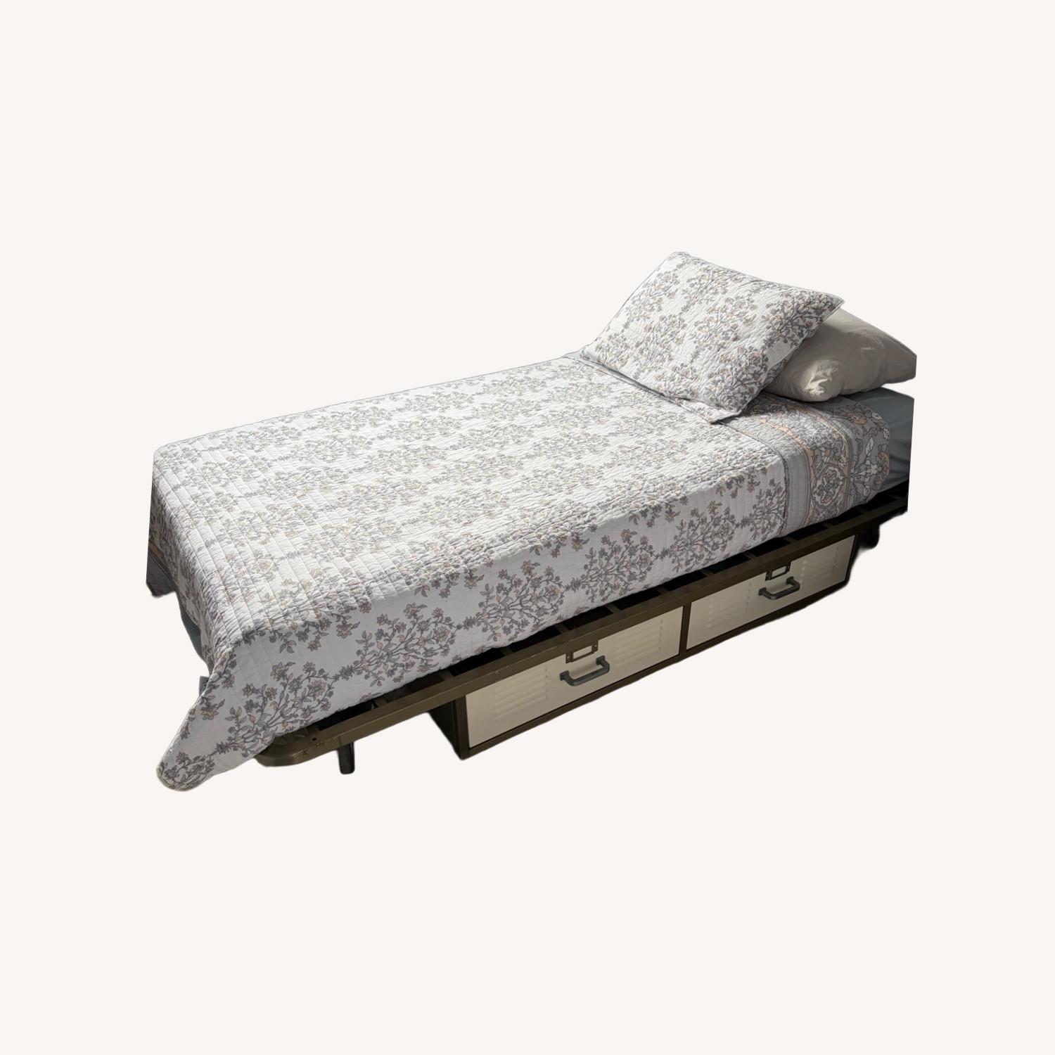 Pottery Barn Metal Twin Bed - image-4