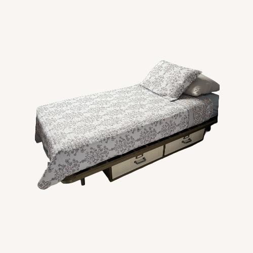 Used Pottery Barn Metal Twin Bed for sale on AptDeco