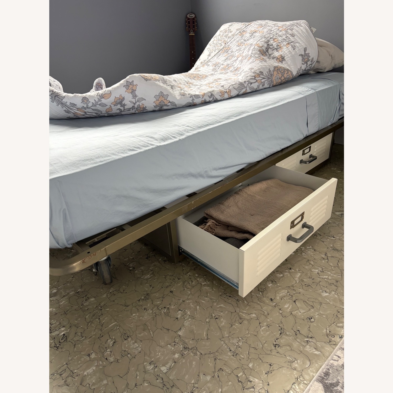 Pottery Barn Metal Twin Bed - image-2