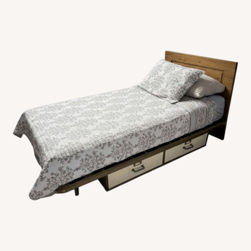 Used Pottery Barn Metal Twin Bed for sale on AptDeco