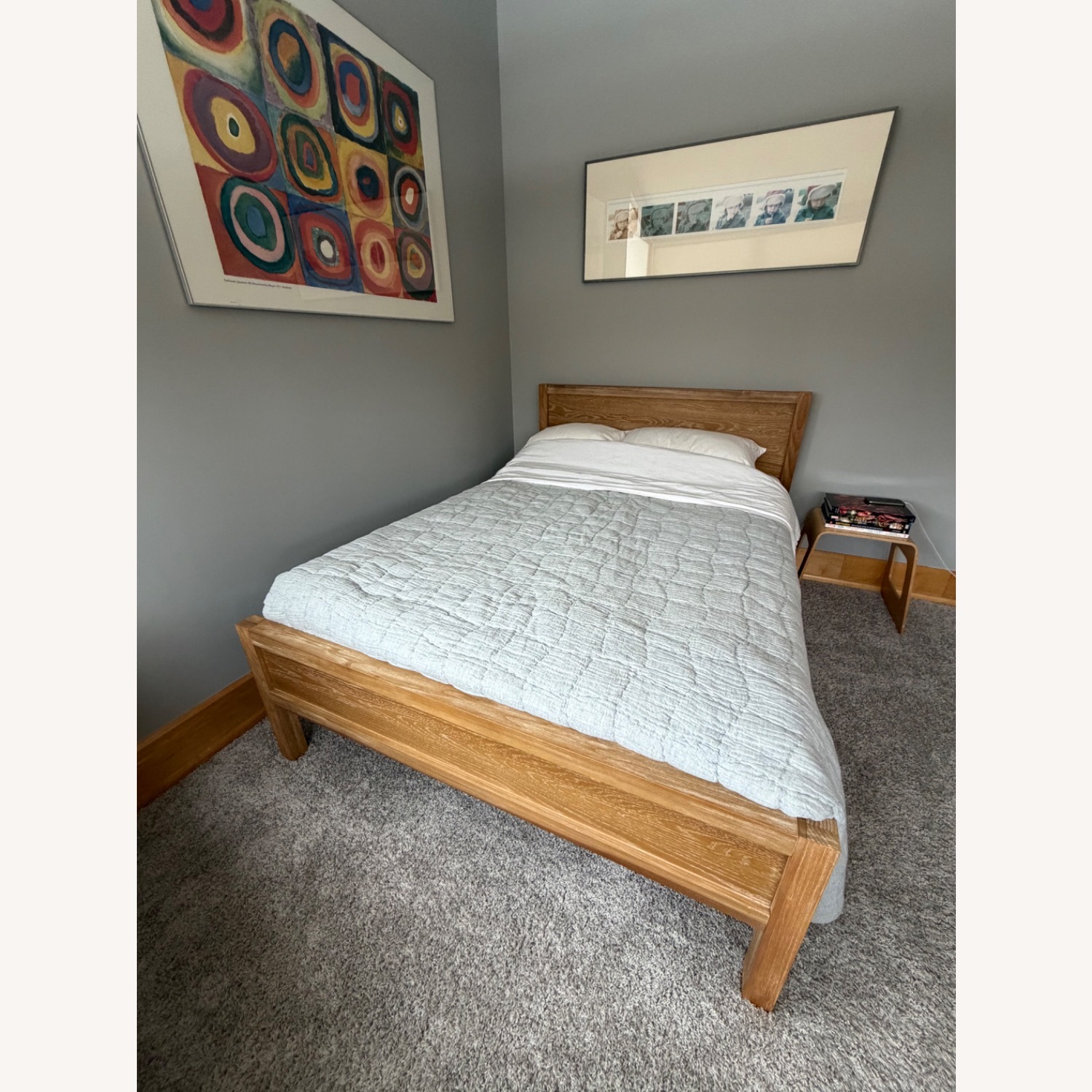 West Elm Brennan Light Brown Wood Full Bed - image-2