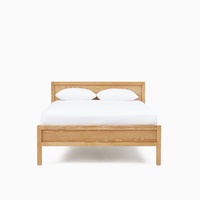 West Elm Brennan Light Brown Wood Full Bed