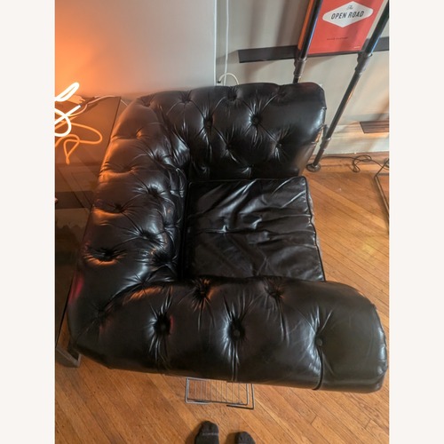Used Restoration Hardware Kensington Leather Armchair for sale on AptDeco
