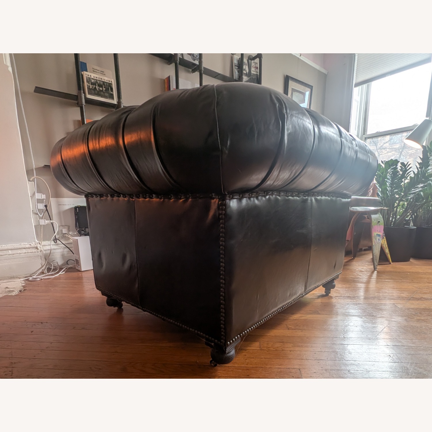 Restoration Hardware Kensington Leather Armchair - image-6